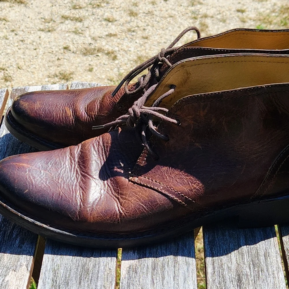 Frye Oliver Leather Chukka Boots 10.5 - Picture 6 of 9